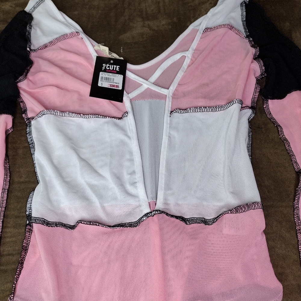Deep V BodySuit MultiColor - Picture 3 of 8